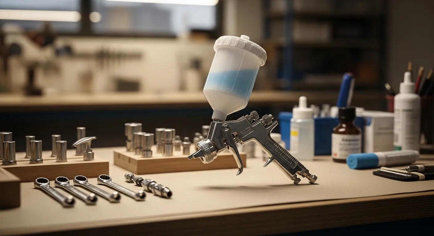 Pistola de pintura popular para acabamentos residenciais