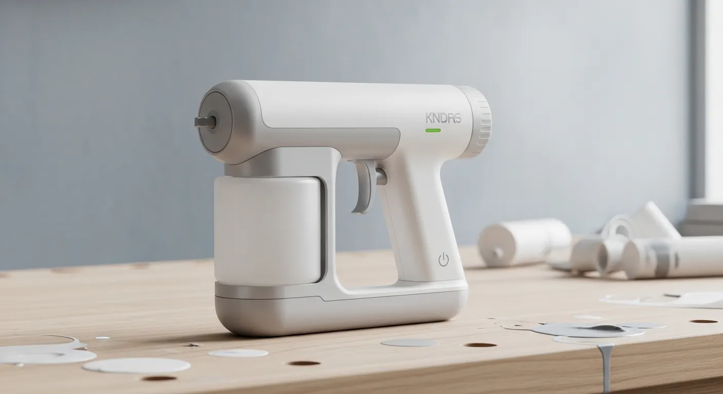 Preparação de superfície para pintura com pistola elétrica