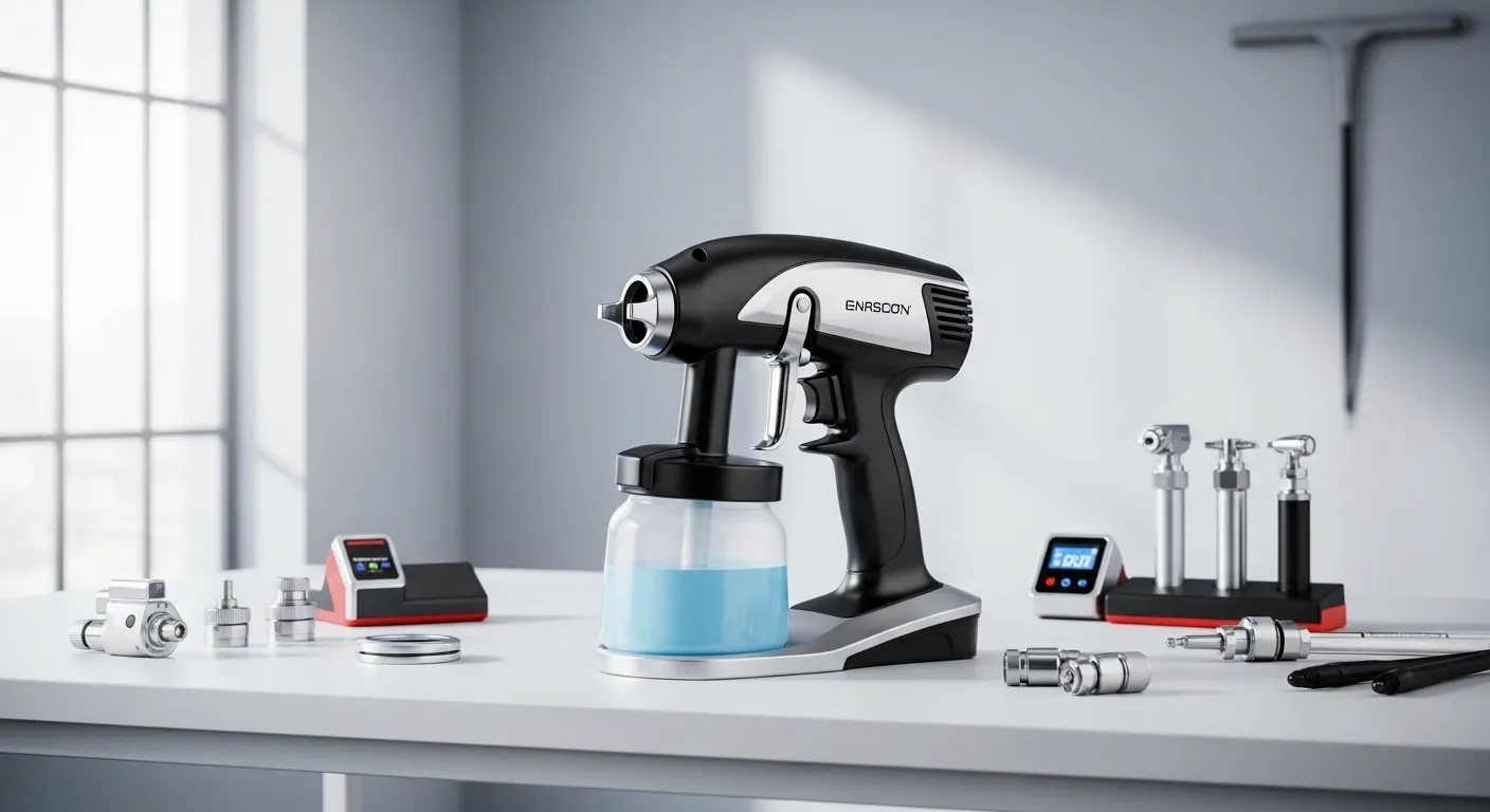 Preparação e manutenção de pistola de pintura durante reforma